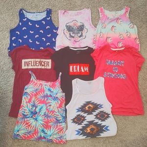 Bundle girls size 12/14 shirts EUC